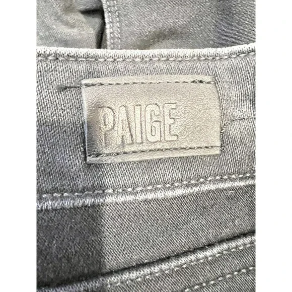 Paige Size 28 Verdugo Ankle Skinny Jeans in Black Overdye - Picture 5 of 5